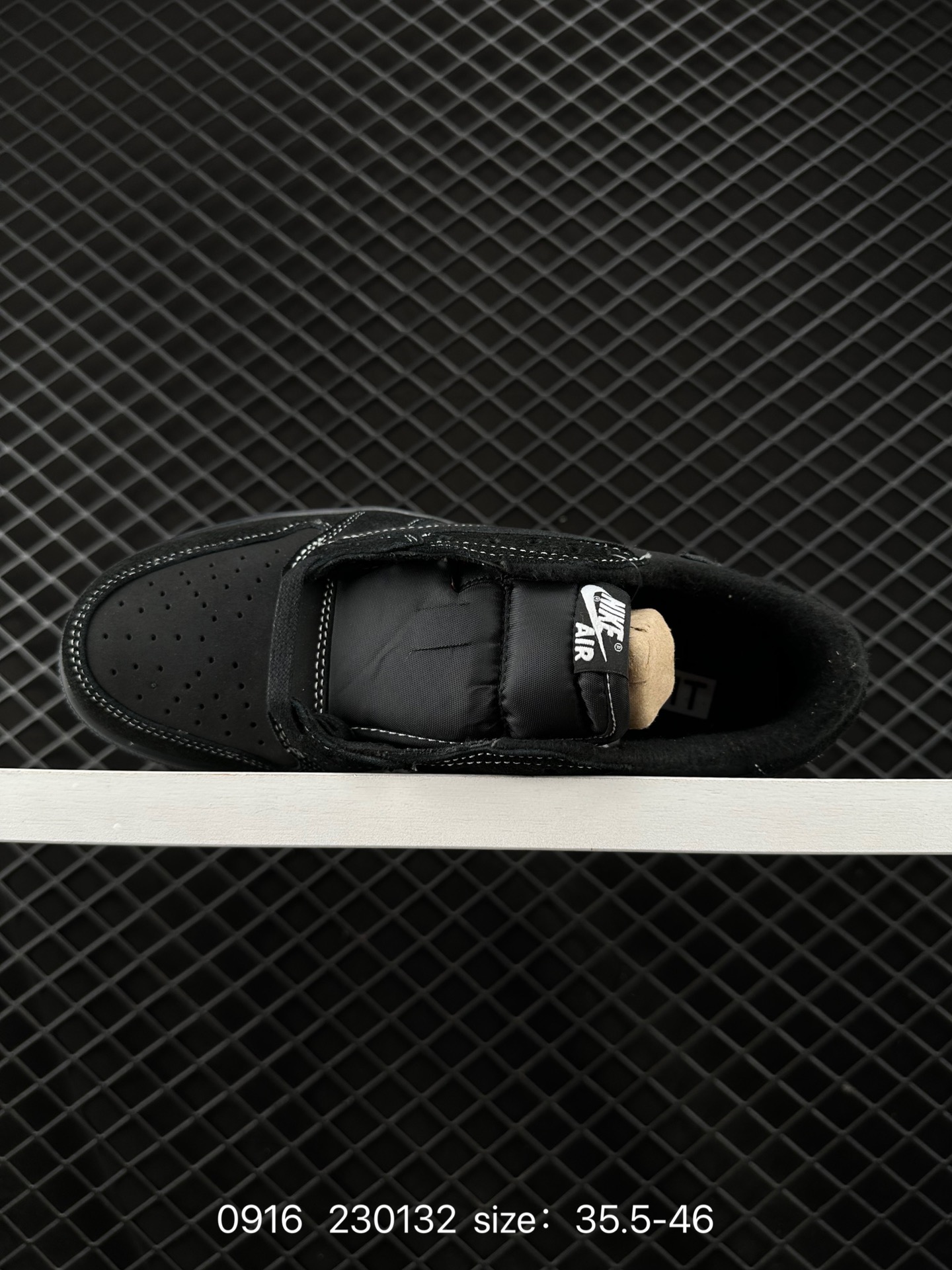 fragment design x Travis Scott x Nike Air Jordan 1 Low OG SP”Black/Green Toe“